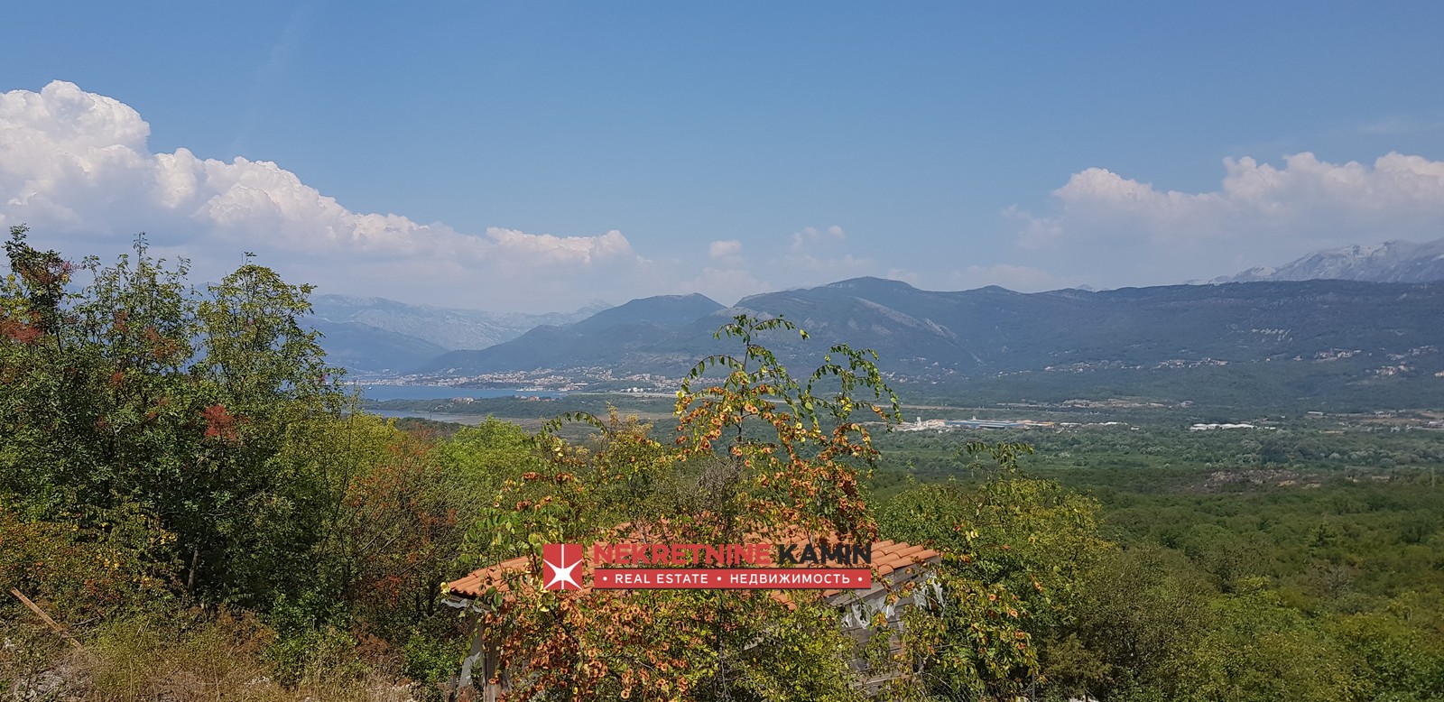 4,976 m² Plot with a View of Tivat Bay, Lješevići, Grbalj