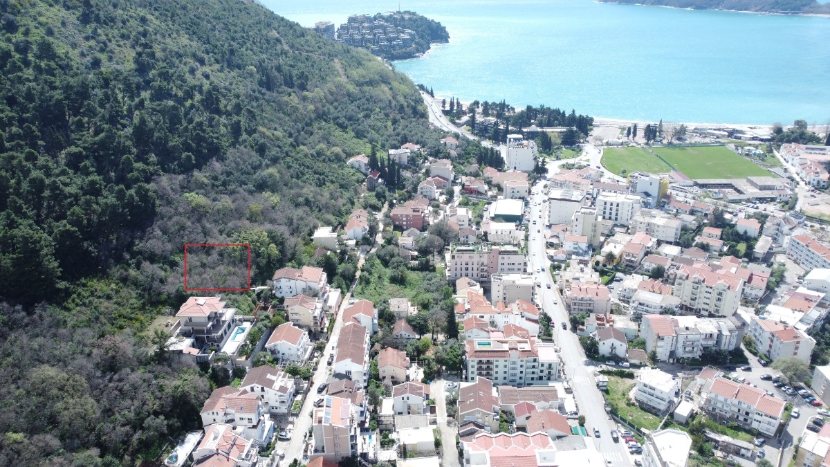 Urbanised 458 m² Plot in an Excellent Location, Podkošljun, Budva