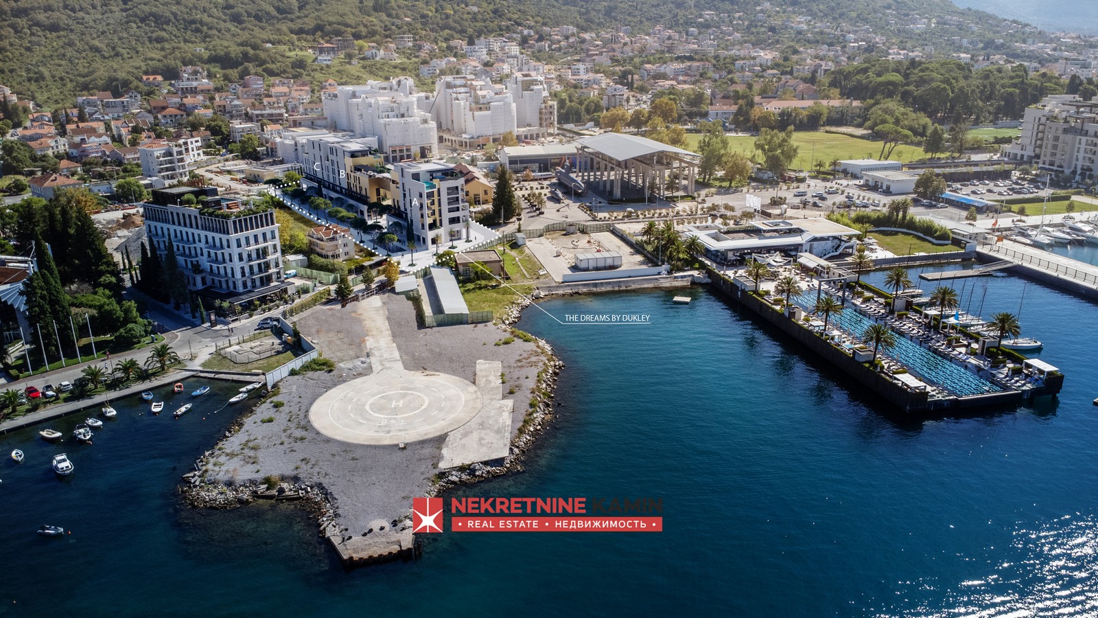 Luxury Dreams by Dukley Project with Three Blocks and a Rooftop Infinity Pool, Tivat