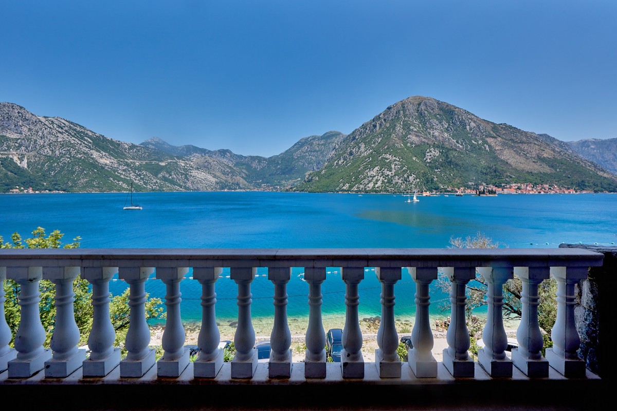 Furnished Stone Villa with Sea View in a Gated Complex, Kostanjica, Kotor