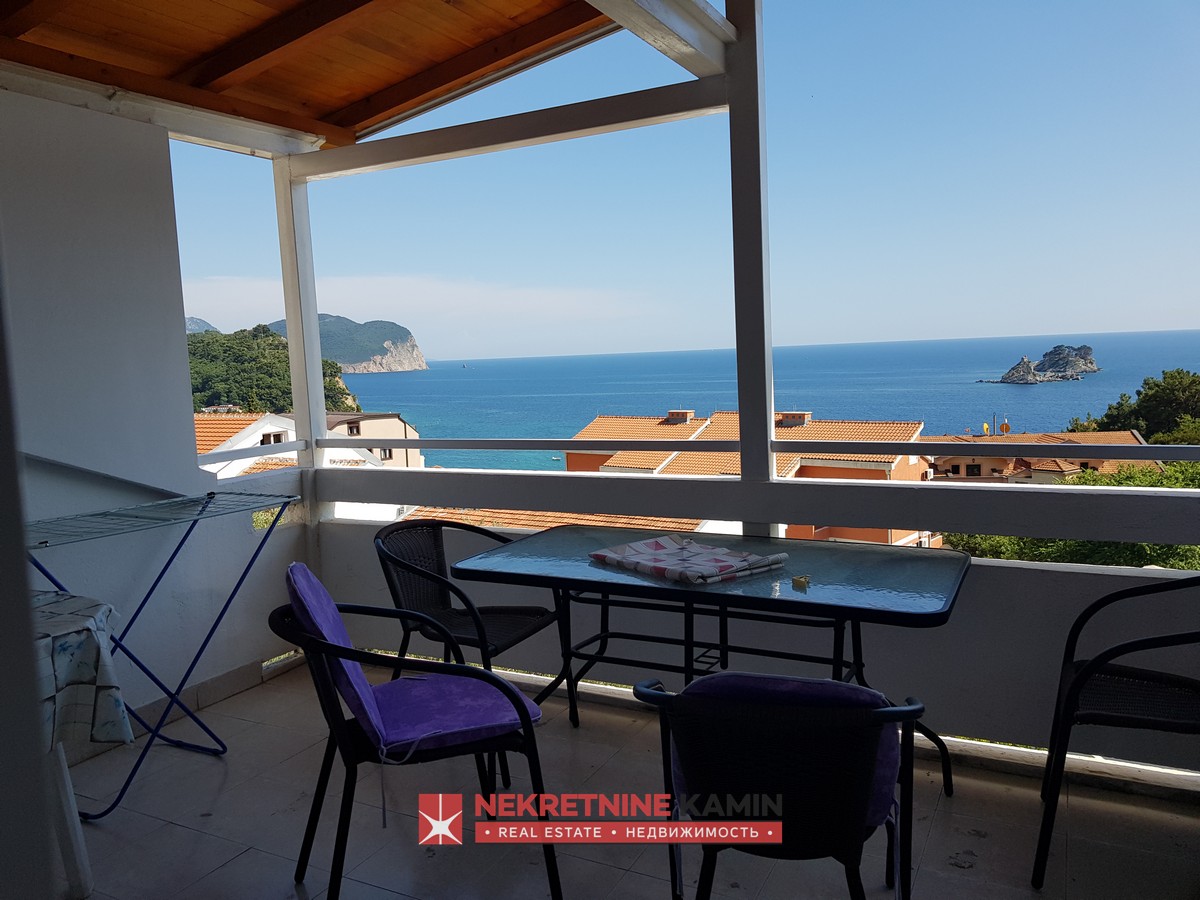Set of Two One-Bedroom Duplex Apartments with Sea Views, Petrovac