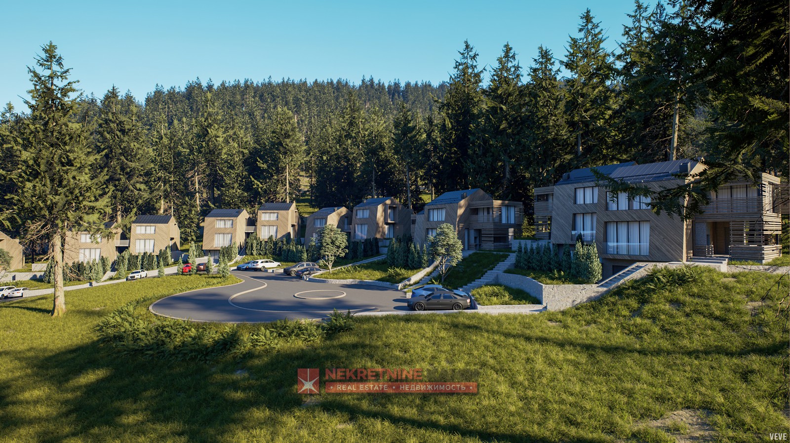 Apartments in the Gated Mountain Complex Mountain Retreat by Dukley, Kolašin
