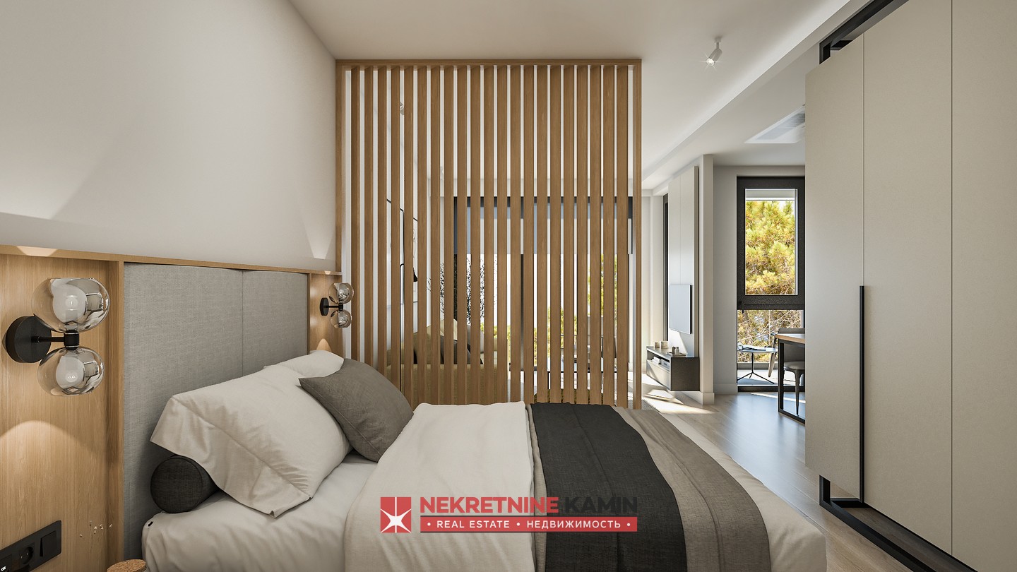 Luxury Studio in a New Building in the Centre, 70 m from the Sea, Budva