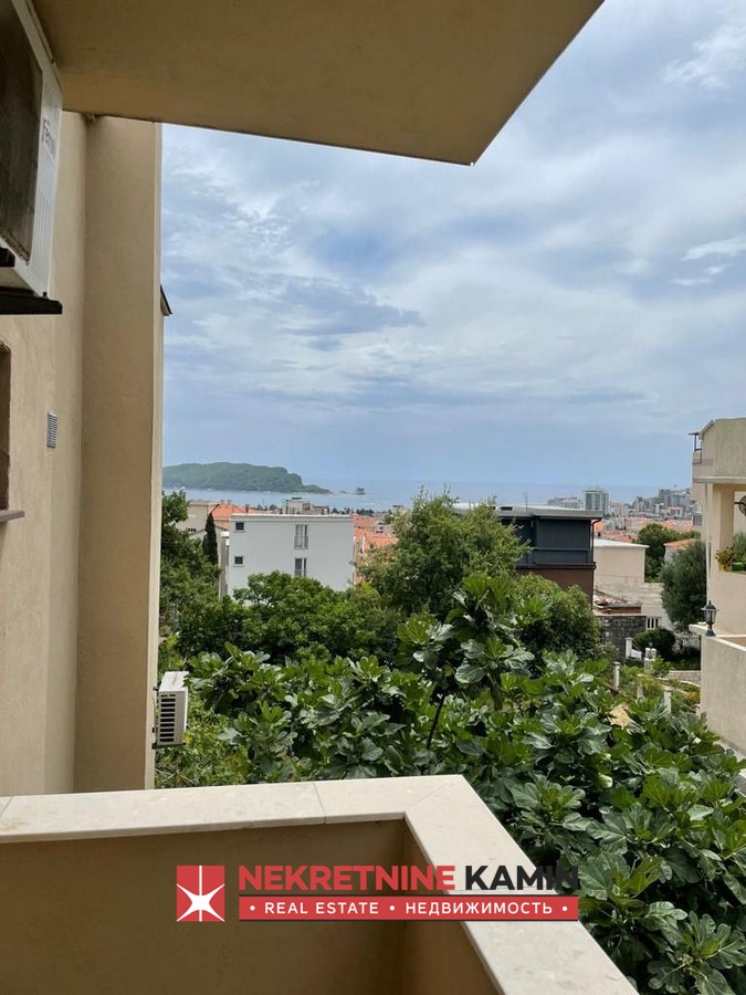 Furnished One-Bedroom Apartment with Terrace and Partial Sea View, Lazi, Budva
