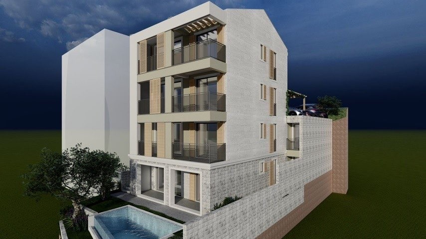 Plac sa građevinskom dozvolom i projektom, Blizikuće, Budva
